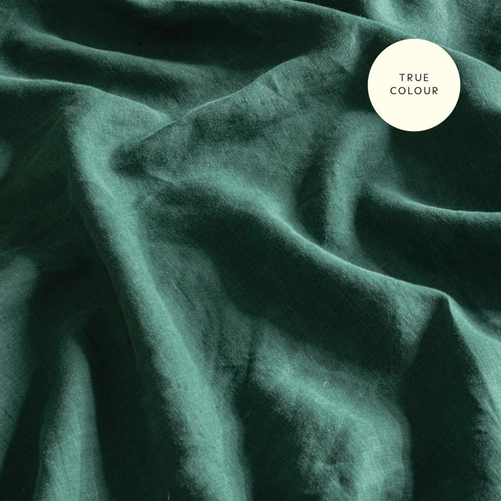 French Flax Linen Pillowcase Set in Jade - Image 12